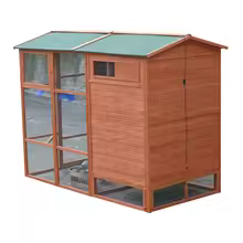 Skybound Sanctuary Premium Bird Cage - Eco-Friendly Wood & Metal - Image 6