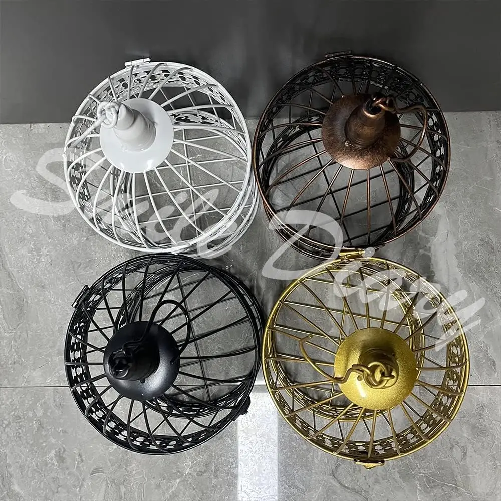 Vintage Round Iron Birdcage Decor for Weddings & Hanging Flowers - Image 2