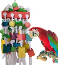 XL Parrot Toy – Cage Accessory for Macaws, Amazons & African Greys