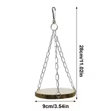 Wood Hammock Swing Bed – Hanging Toy for Hamsters, Parrots, Chinchillas & Small Birds - Image 7