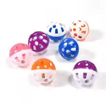 10pcs Colorful Bell Ball Toys – Fun Chew Toys for Parrots & Parakeets - Image 4