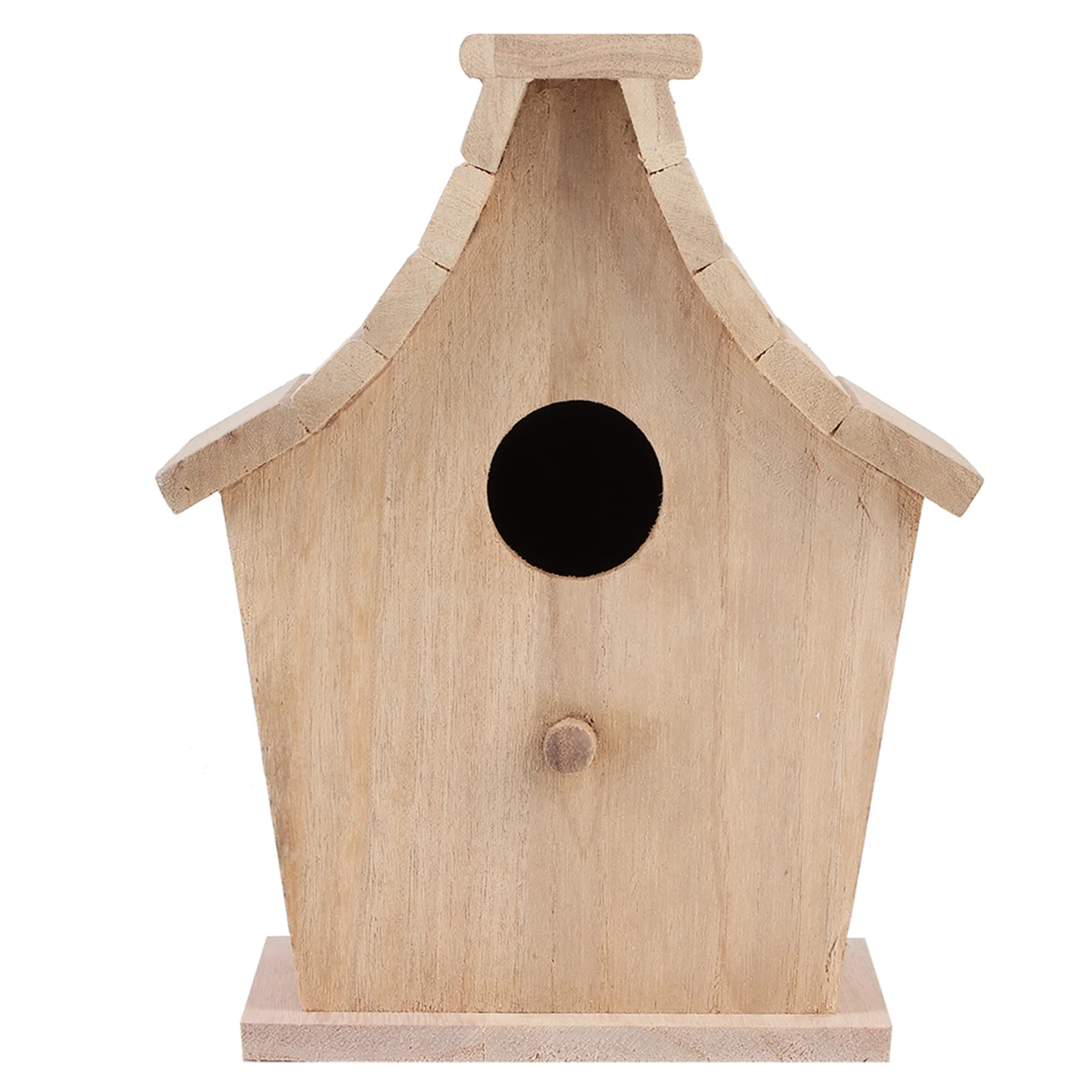 Wooden Hanging Bird Breeding Box for Parrots & Small Birds