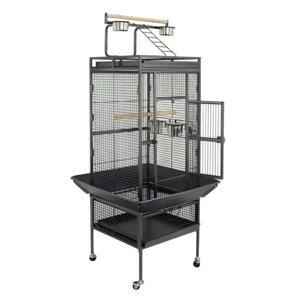 61" Large Steel Bird Cage with Play Top for Parrots & Parakeets