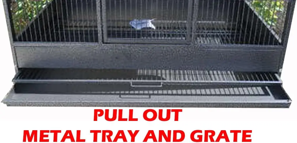 XL Heavy-Duty Stackable Parrot Breeding Cage with Nest Box Doors - Image 3