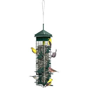 Squirrel Solution200 Bird Feeder – Squirrel-Proof, 6 Ports, 3.4 lb Capacity